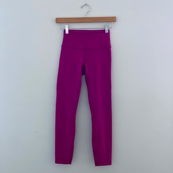 Lululemon Wunder Train HR Tight 25” , size 4, Ripened Raspberry - Picture 4 of 8